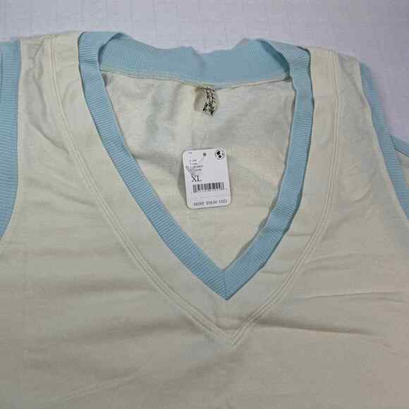 Free People XL Bodysuit Intimately Cozy Girl Ivory Cream Color NEW - Picture 4 of 8